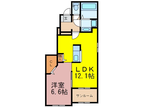 ギモーヴの物件間取画像